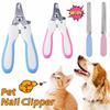 Pet Nail Clipper Stainless Steel Cat Nail Clipper Dog Professional Nail Trimmers with Safety Guard Nail File Nail Grooming Tool