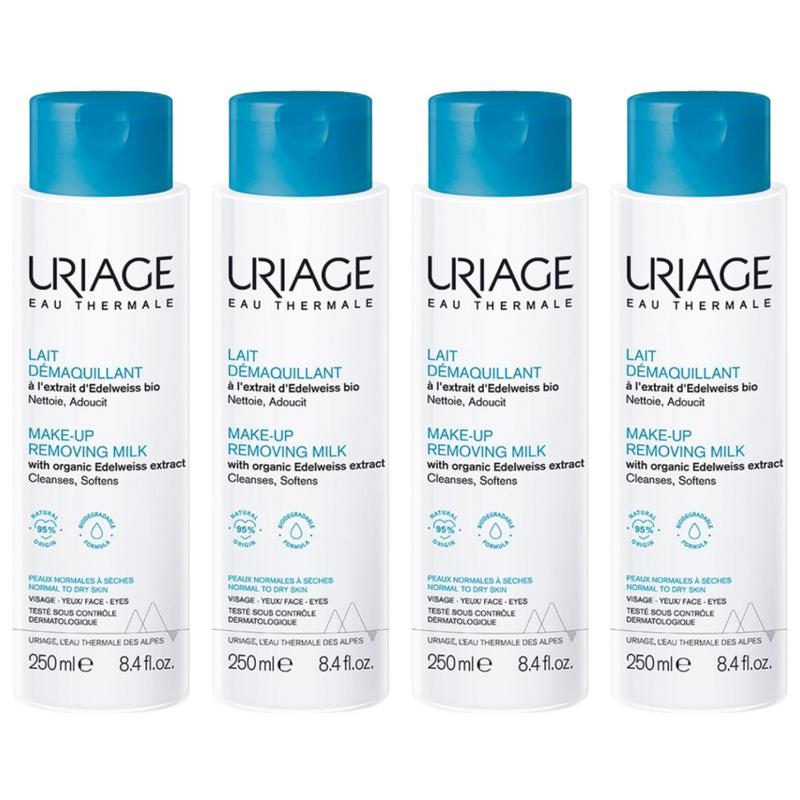 Uriage Les Démaquiants Cleansing Milk, 250ml, 4 pcs