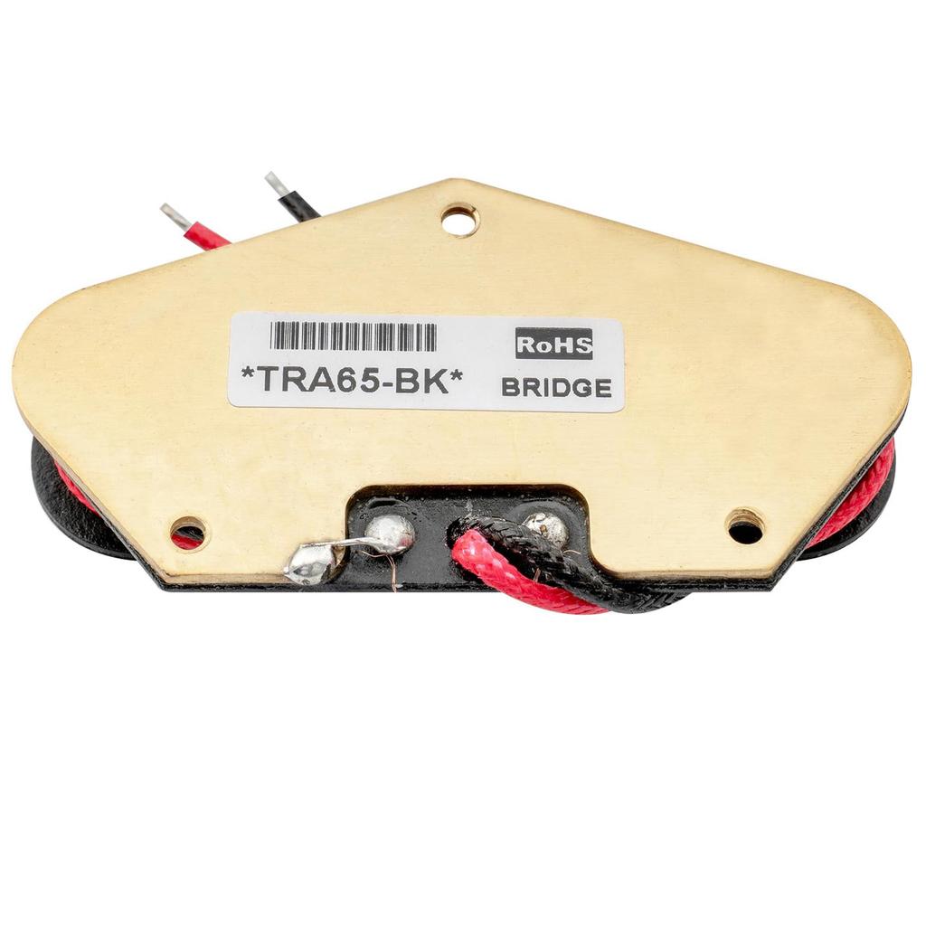 Artec TRA65 Alnico 5 Telecaster Bridge Pickup with Big Pole Pieces for Tele Electric Black Guitars,