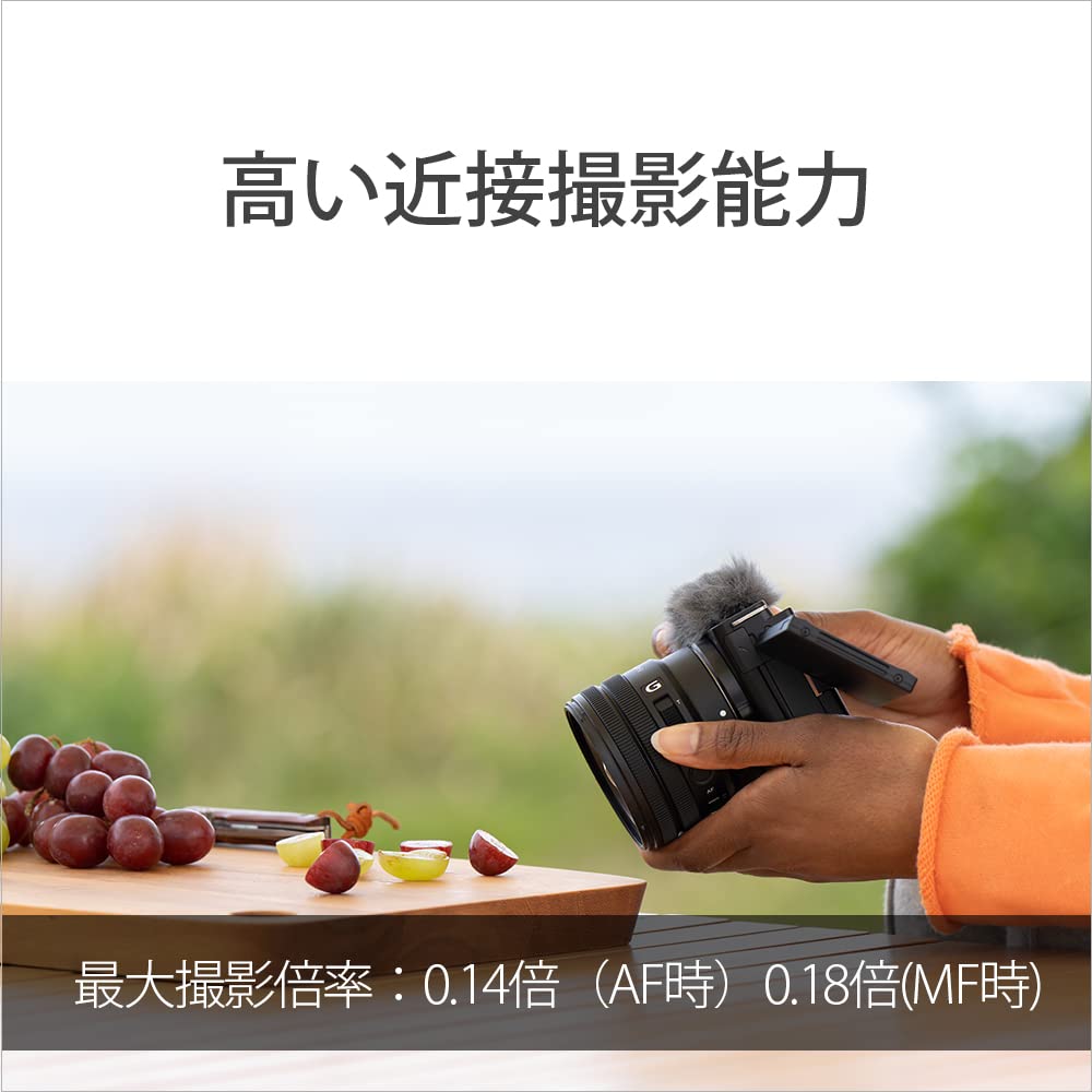 SONY SELP1020G Зум E PZ F4 G Оригинальный объектив для цифровых зеркальных камер Широкоугольный объектив, Объектив APS-C 10-20 мм, [Крепление E]