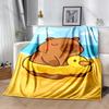 1PC Cute Capybaras Print Warm and Comfortable Blanket for Home Sofa Bed Travel Camping Picnic RV Child Luxury Gifts