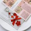 Модный клубничный брелок, подвеска для кошелька в виде звезды, милый бантик, кольцо для ключей, изысканные аксессуары для украшения рюкзака, подарки