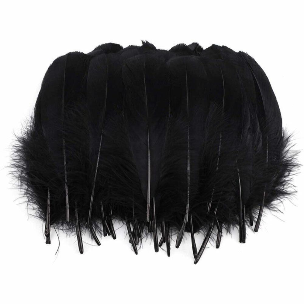 100 Pcs/Set For Crafts 6-8 Inches Nature Diy Decor Goose Feathers Various Feather Party Accessories