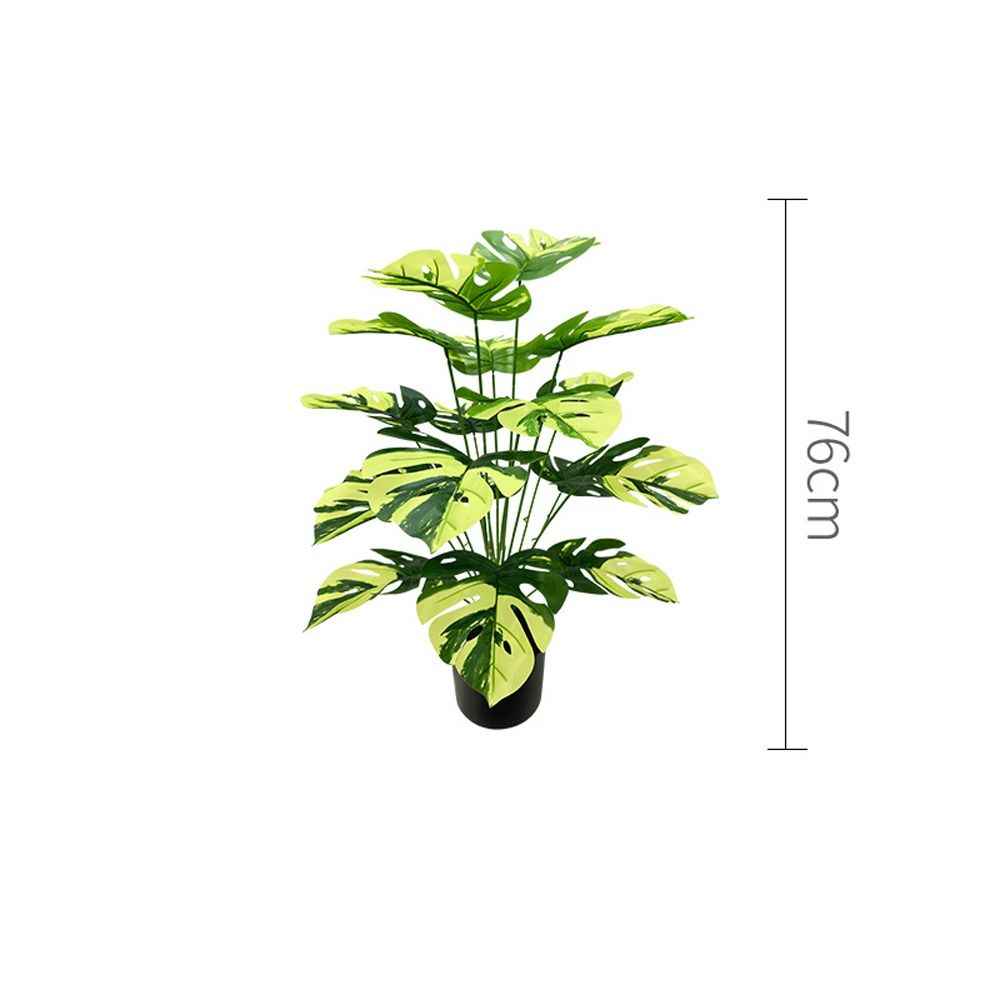 9-24 вилки искусственные тропические пальмовые ветви большие искусственные черепахи задний лист домашний садовый декор