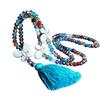 BLUELANS NECKLACE Wonderful Stone Tassel Sweater Chain Colorful Beads Necklace Boho Butterfly Pendant Women Present