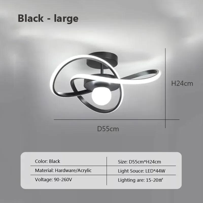 Современный светодиодный потолочный светильник для гостиной, столовой, спальни, коридора, потолочная люстра, домашний декор, внутреннее освещение, светильник Lustre