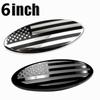Oval Front Grille Emblem 6Inch 6Inch Aluminum Logo