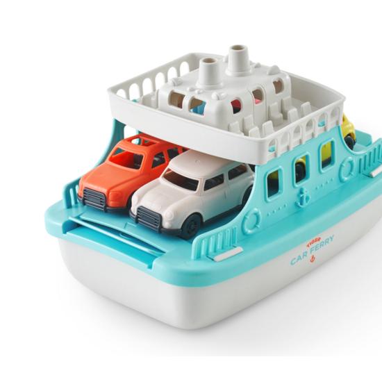 My Little Tiger Car Ferry + Mini Car 4P Bath Toy Set, Korean Bath Toys