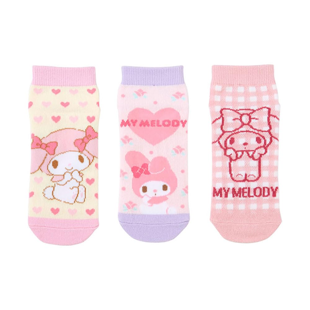 Sanrio Sanrio Детские кроссовки носки 3 пары набор носков My Melody My Melody My Melody Персонаж 455148 SANRIO (САНРИО) 16-18см
