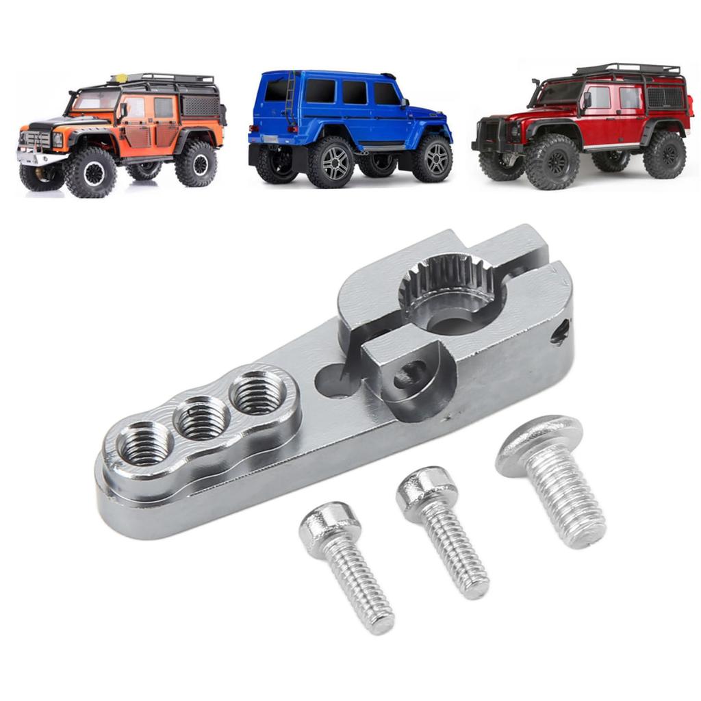 25T Servo Horn 3 Holes Aluminium Alloy Servo Horns Steering Arms for 1Celsius10 RC Car Upgrade Parts