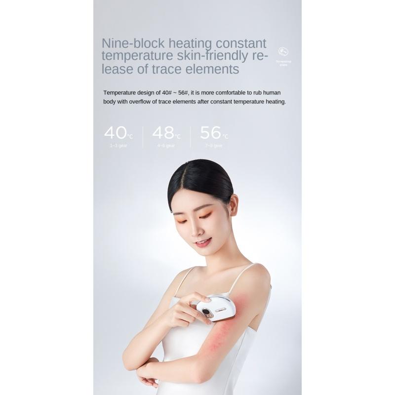  Smart Facial Massager Electric Stone Gua Sha Board Vibrating Heating Therapy Scraping Plates Face Lifting Slimming