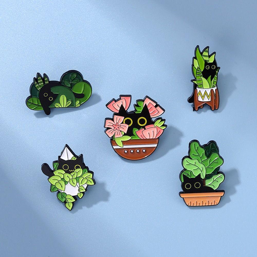 Niche Design Girl Подарки Женщины Кошка Брошь Модные украшения Одежда Аксессуары Корейский Стиль Брошь