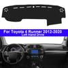 2 Layers Car Dashboard Cover For Toyota 4 Runner 4Runner 2012- 2020 LHD Anti-Sun Dash Mat Sun Shade Carpet
