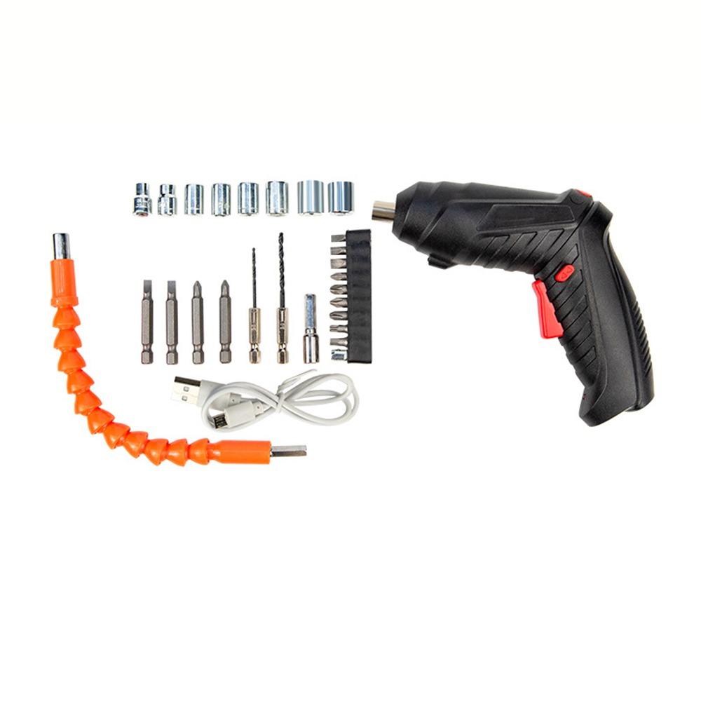 Powerful Impact Electric Screw Driver Set Rotating Handle Cordless Screwdriver DIY Repairs