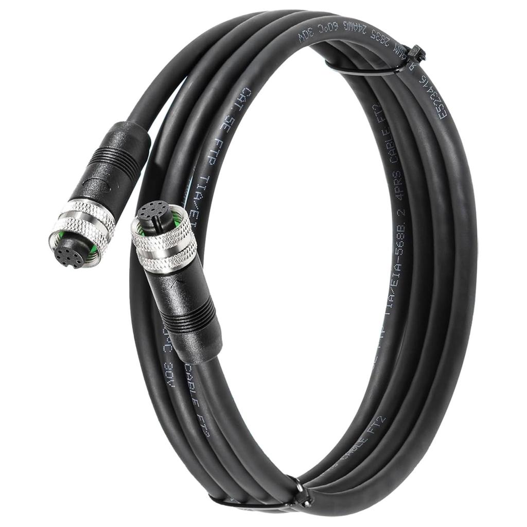 Ethernet Cable AS EC 5E for Humminbird, Fit for SOLIX, Helix G2N, Helix G1, Onix, ION, 1100, 900, 800, 700 Series (720073-6)