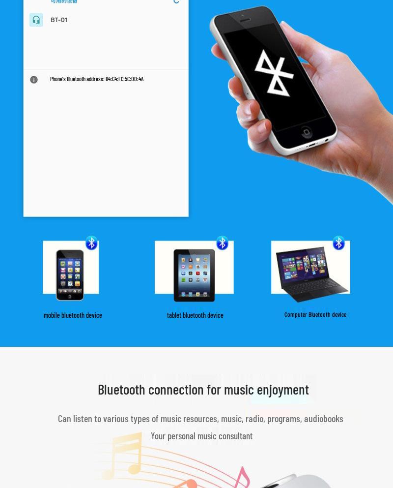 Bluetooth LED Музыкальная Лампочка: 7-цветная светодиодная подсветка для колонки с пультом дистанционного управления для сцены и создания атмосферы