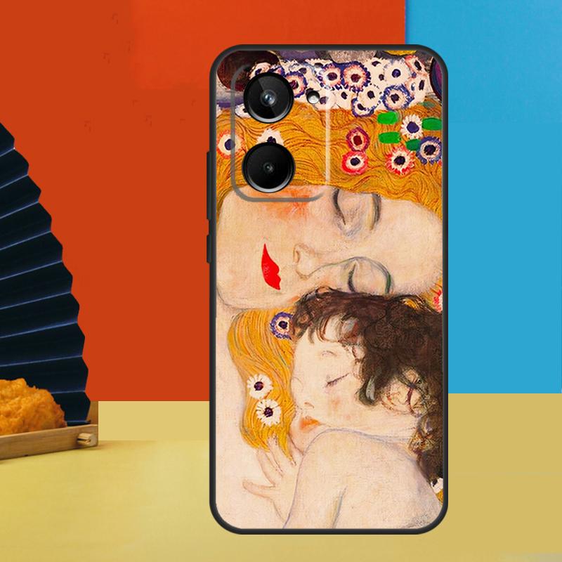 Чехол Gustav Klimt Kiss Art для Realme 15 Pro 10 11 12 13 14 Pro Plus GT6 GT7 C51 C53 C55 C61 C63 C65 C67 C71 C75
