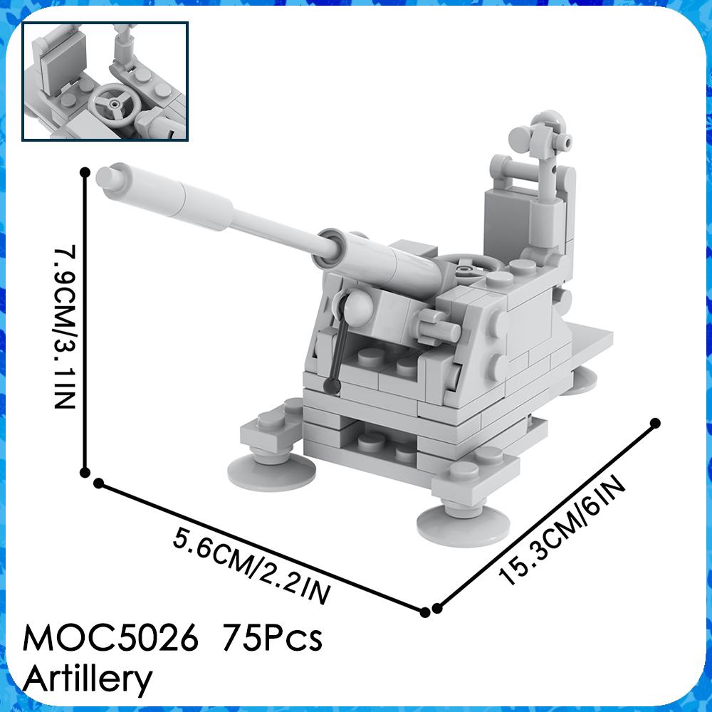 MOC WW2 Оружие Кирпичи Мотоцикл Гаубица Стойка для Оружия Военный Craft Совместимая Фигурка Строительные Блоки Игрушки Для Детей Взрослый Подарок