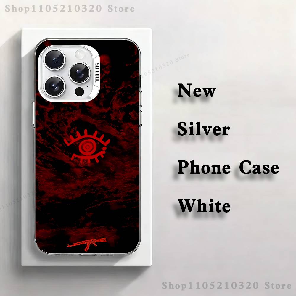 F-Fuerza R-Regida Phone Case For iPhone 17,16,15,14,13,12,11,Mini,Pro,E,MAX White Matte Silicone Whtie Cover