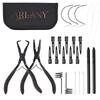 ARLANY Hair Extension Pliers Kit for Micro Beads Hair Clips Microlink Pliers for Weft Extensions Hair Extension Beading Tool