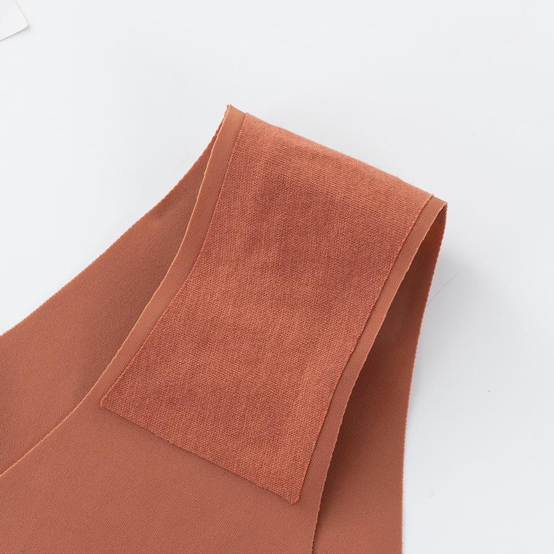 Сексуальные бесшовные трусы из ледяного шелка, женские бесшовные хлопковые трусы с промежностью, спортивное нижнее белье для йоги, трусики из ледяного шелка