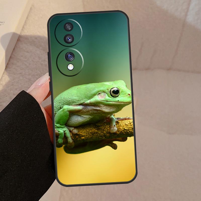 Зеленая лягушка Дикая природа Для Чести Магия 7 6 5 Lite V5 Чехол Для Honor 400 Pro 200 50 70 90 X8a X8b X9a X9b X9c Обложка