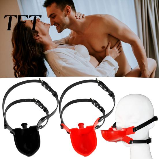 Couples Gift for Intimacy Bondage Mouth Gag, Breathable Ball Gag with Adjustable Strap Couples, Bdsm Tools Adult BDSM Role Play Toy, Unisex