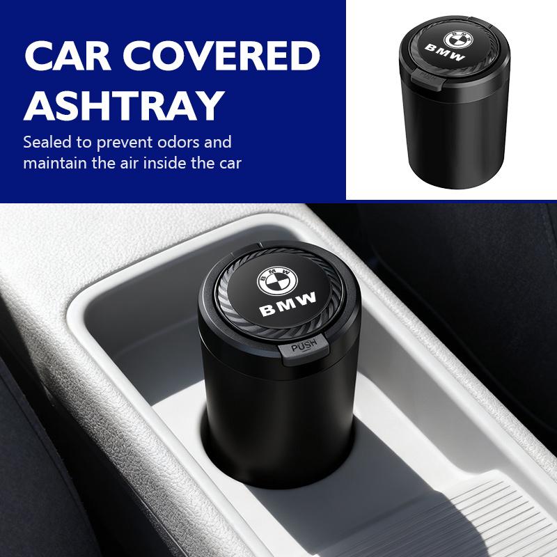 Portable Car LED Ashtray Garbage Storage Cup Cigarette Holder For BMW M Sport M2 M3 M4 M5 M6 E46 E90 E60 F10 F20 E87 X3 X6