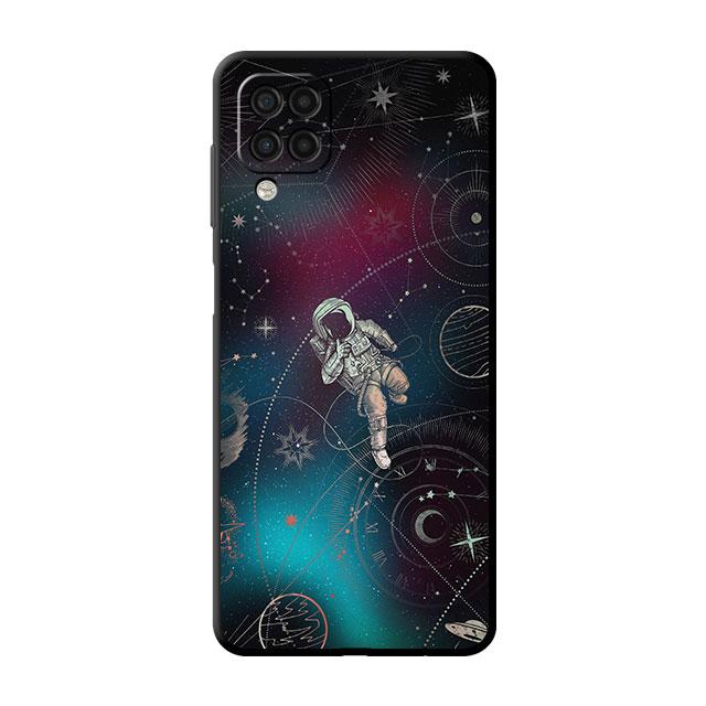 Soft Case For Smaung Galaxy A52 A13 A53 A12 A51 A32 A21s A33 A22 A23 A31 A03 A72 A41 A11 A04 Phone Cover Cartoon Cool Astronaut