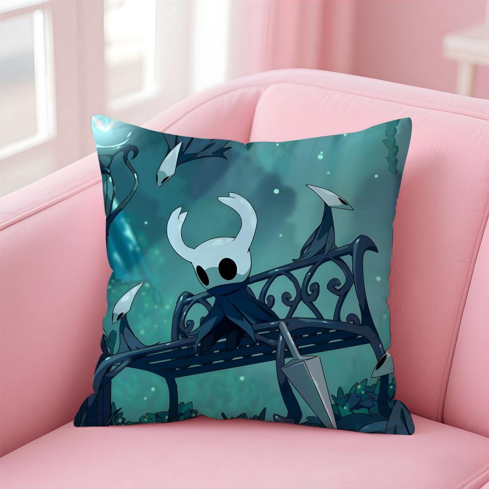Игровой Чехол для Подушки HHollow Knight Silksong Наволочка Ультра Мягкая Кожаная Ткань Облачный Комфорт Скрытая Молния