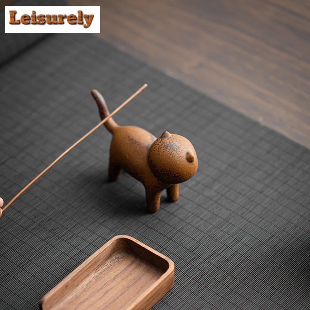 Соус Глазурованный Грубый Керамика Чайный питомец Старый Камень Грязь Жаба Чайная Фигурка Держатель Крышки Чайника Статуэтка для Чайной Церемонии Принадлежности Для Чайной Церемонии Украшения
