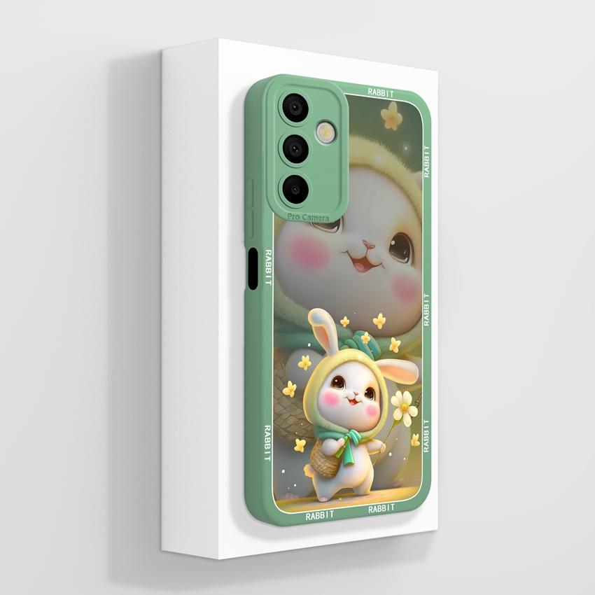 Для Samsung Galaxy A15 A16 A14 M15 M16 F13 F15 Чехол Милый Мультяшный Узор Астронавта Жидкий Силикон Защитный Чехол От Падений Для Samsung Чехол