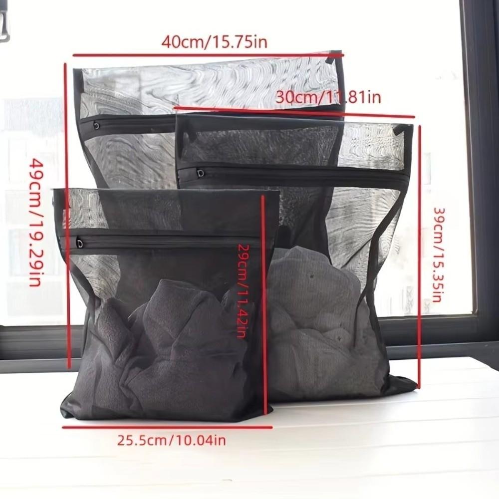 Multifunctional Heavy Duty Laundry Bag Black Underwear and Bra Washing Case  For Home Machine