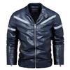 Мужская осенне-зимняя мужская куртка высокого качества, кожаная куртка в мотоциклетном стиле, мужские деловые повседневные куртки для мужчин, теплое пальто