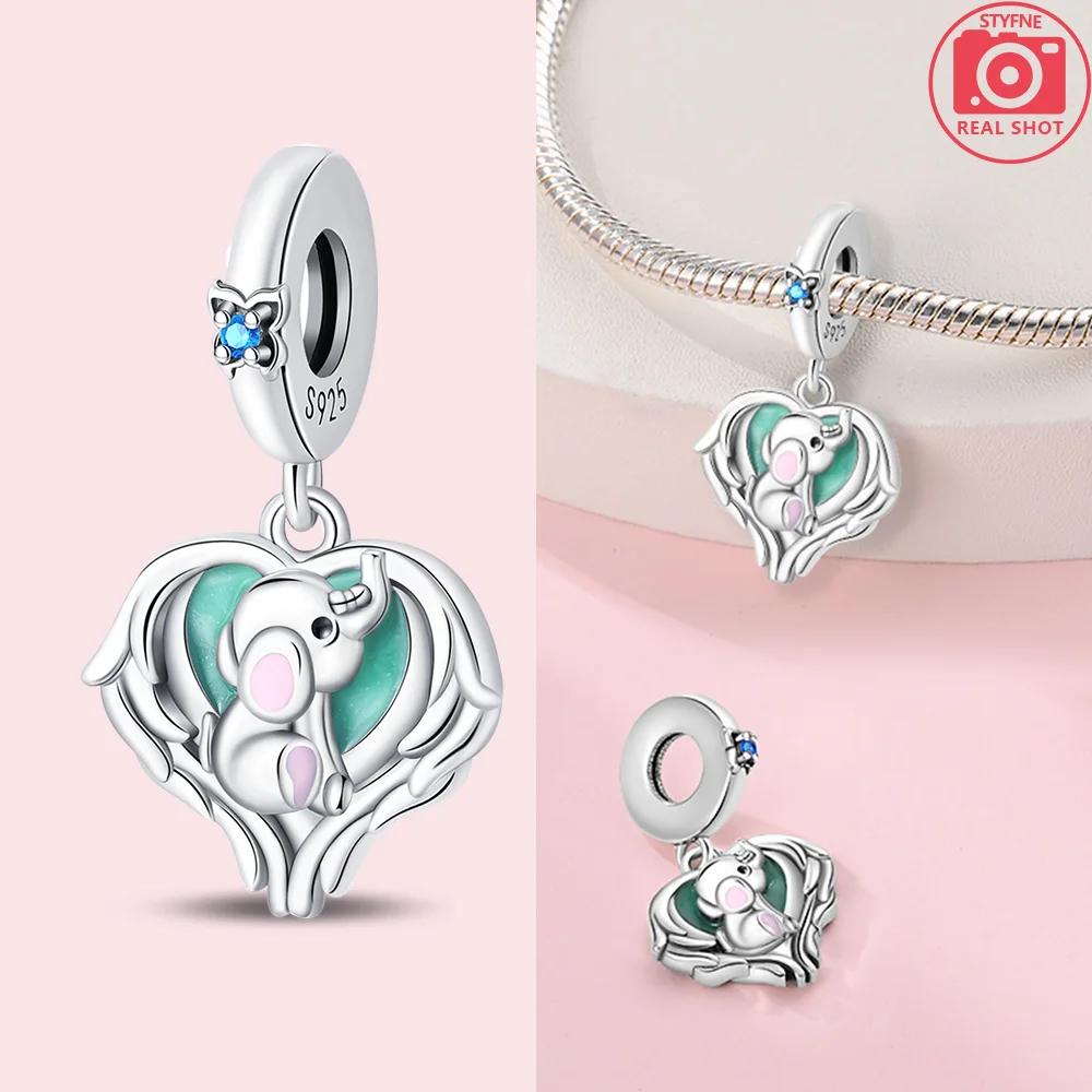 Copper Red Snake Zircon Squirrel Animal Elephant Bead Fit Bracelet Original Jewelry Diy Accessory Women Delicate Gift