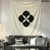 Simple Geometry Wall Tapestry Aesthetic Wall Hanging Printed Fabric Blanket Decorative Tapestries for Bedroom Living Room Home Decor
