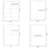 Multiple Pockets A4 Kpop Photocard Binder Transparent DIY Photo Album Refill Pages PP Card Stamp Die Jewelry Storage