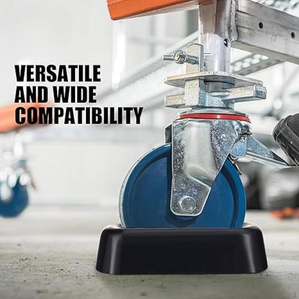 Jack Wheel Chock Stabilizer Single Stopper Heavy Duty for 6 Inch Wheels Automotive Accessories