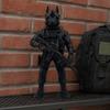 Тактическая статуэтка собаки Анубис, 3D-печатный египетский воинский декор, Мифическая военная фигурка для стола, Коллекционный подарок для мужчин