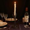 yangyizhi Halloween Skeleton Candle Holder, Gothic Resin Hand And Standing Candlestick Holders for Table Mantel Decor