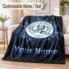 Custom Text Flannel Blanket Queens Park Rangers FC Print Warm Cozy Blanket Home Sofa Bedding