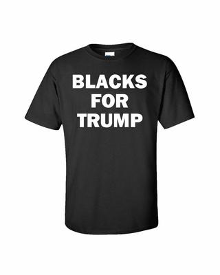 Politique Trump 2020 Noirs Pour Trump Adulte T-Shirt Manche Courte