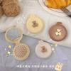 Мини-мишка, складной массажер для головы, мультяшная подушка безопасности, расческа для волос, антистатические аксессуары для укладки, портативная детская щетка для волос для девочек