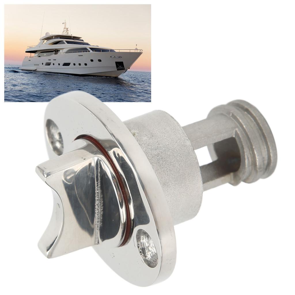 Пробка для слива лодки из нержавеющей стали, прочная, долговечная, диаметр резьбы 0,75 дюйма, морская пробка для слива лодки
