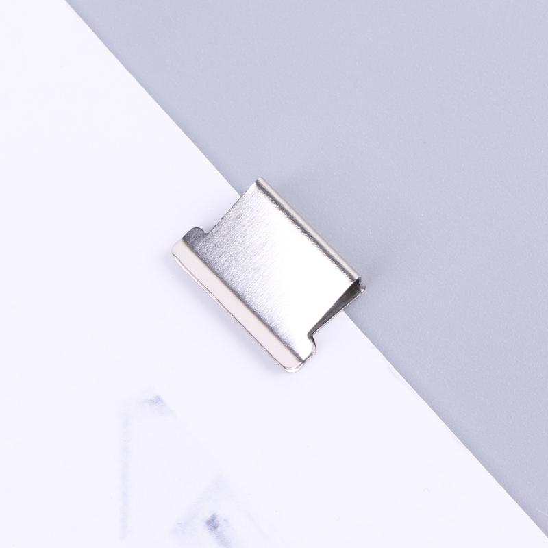 50pcs Metal Paper Clipper Refill Document Clip Photo Tickets Notes Letter Folder