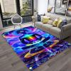 Naturalize Yoga Meditation Floor Mat with Rainbow 7 Chakra Design Soft Non-Slip Carpet for Living Room Stylish Rug for Bedroom