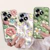 Чехол для Tecno Spark Go 2024 Tecno Spark 20c 20 Pop 8 Funda Эстетичный Мультяшный Панда Кролик Защита Камеры Матовый Мягкий Чехол
