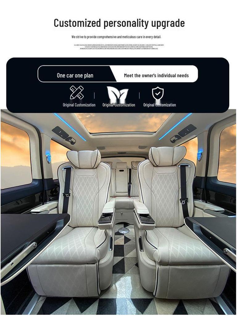 2020 GL8 Interior Upgrade: Blue Avenir Aviation Style Seat