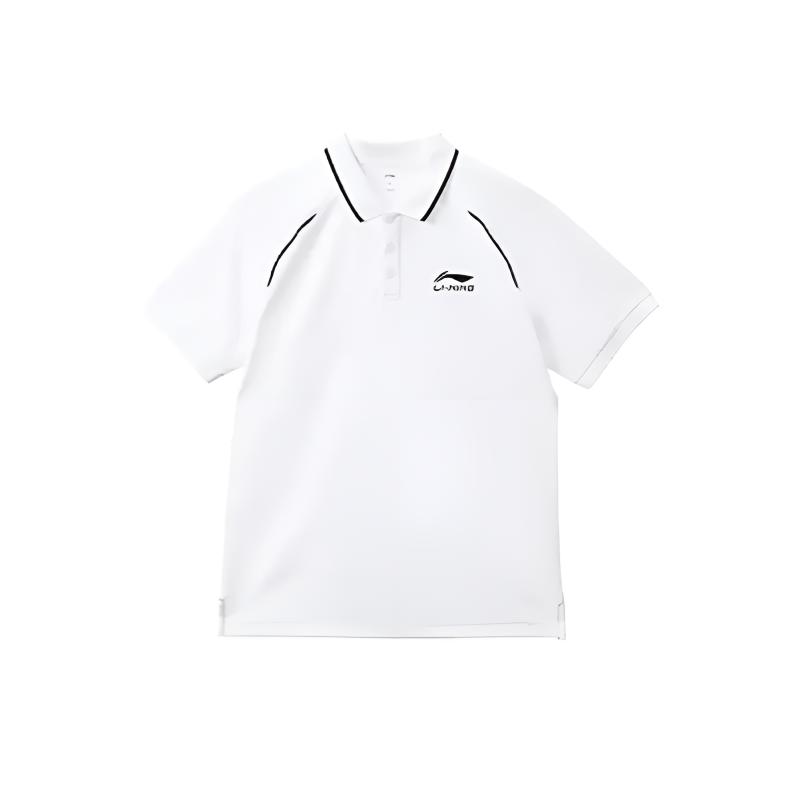 Li Ning Polo Shirt Men's Standard White YPLW075-1