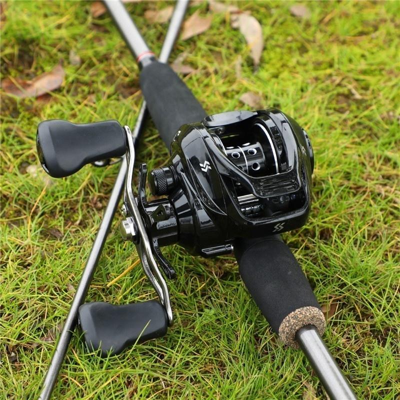 Рыболовные катушки для наживки 12+1 катушка BB с максимальной мощностью фрикциона 14 фунтов с передним тормозом Рыболовные катушки для заброса